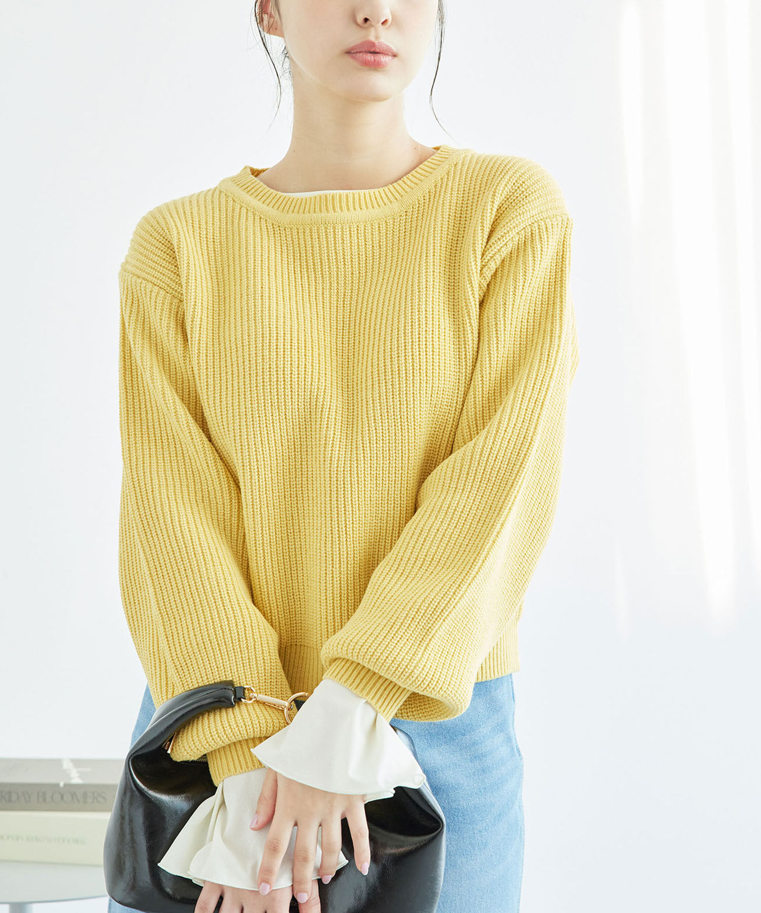 Rope&rsquo;Picnic「ラメ畔ニットプルオーバー」|ニット・セーター|