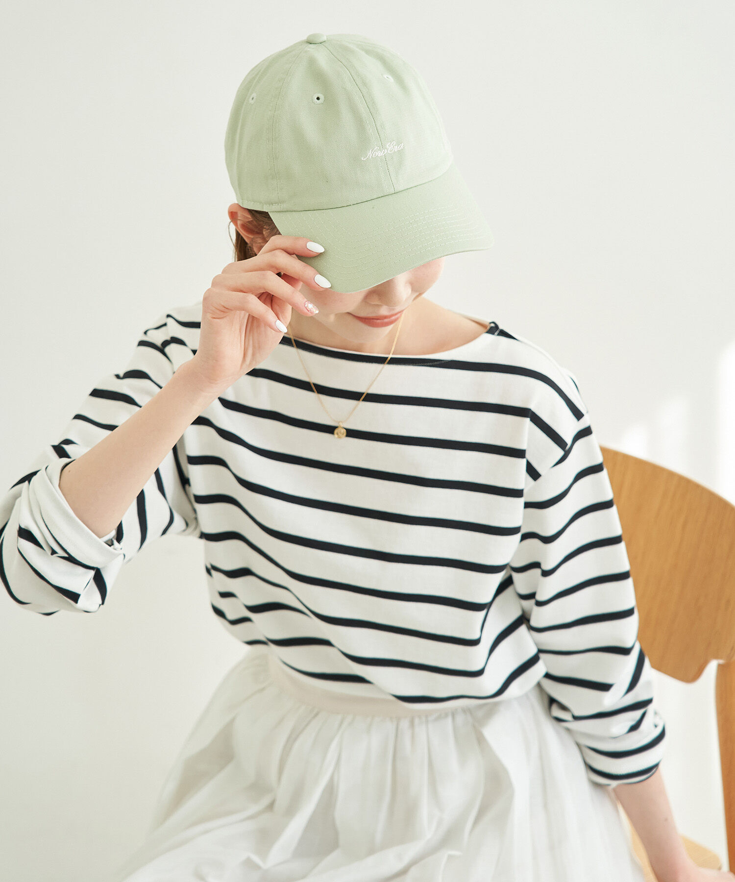 ROPE PICNIC PASSAGE「【NEWERA(R)/別注】 Casual Classic handwritten  logo cap」|キャップ・キャスケット|ライトグリーン(33)