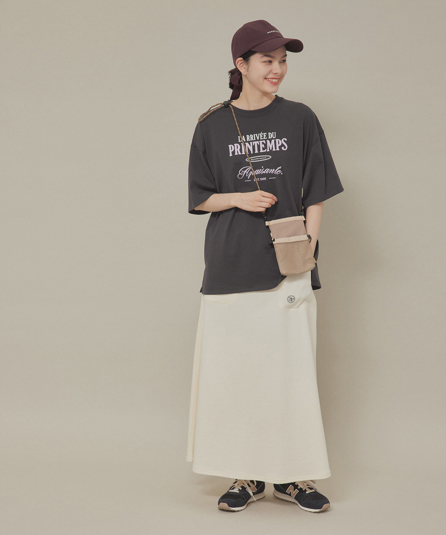 ROPE' PICNIC R「汗染み防止/オーバーサイズプリントTシャツ/リンクコーデ」|Tシャツ・カットソー|