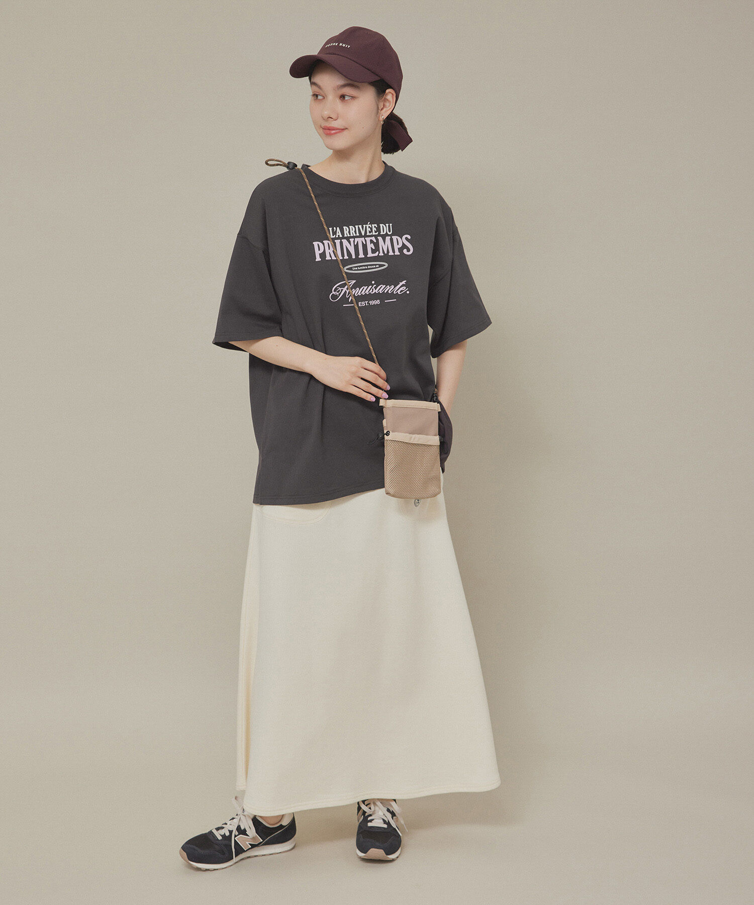 ROPE' PICNIC R「汗染み防止/オーバーサイズプリントTシャツ/リンクコーデ」|Tシャツ・カットソー|