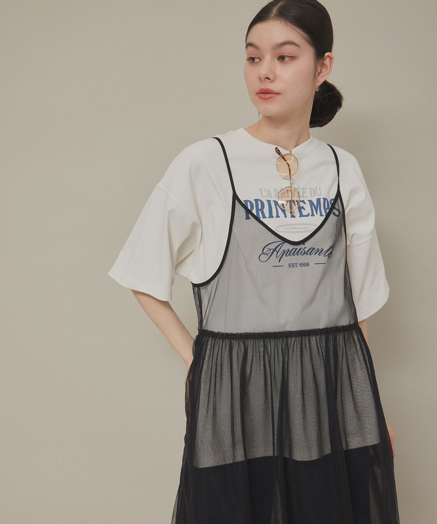 ROPE' PICNIC R「汗染み防止/オーバーサイズプリントTシャツ/リンクコーデ」|Tシャツ・カットソー|