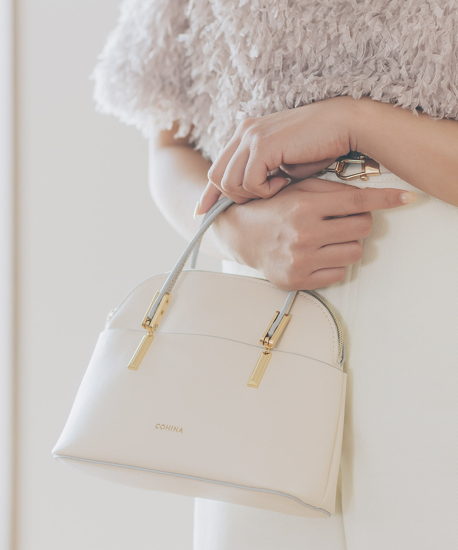 ROPE PICNIC PASSAGE「【COHINAコラボ】軽量レクタンメタルミニボストン＆ショルダーバッグ」|ハンドバッグ|キナリ系(17)