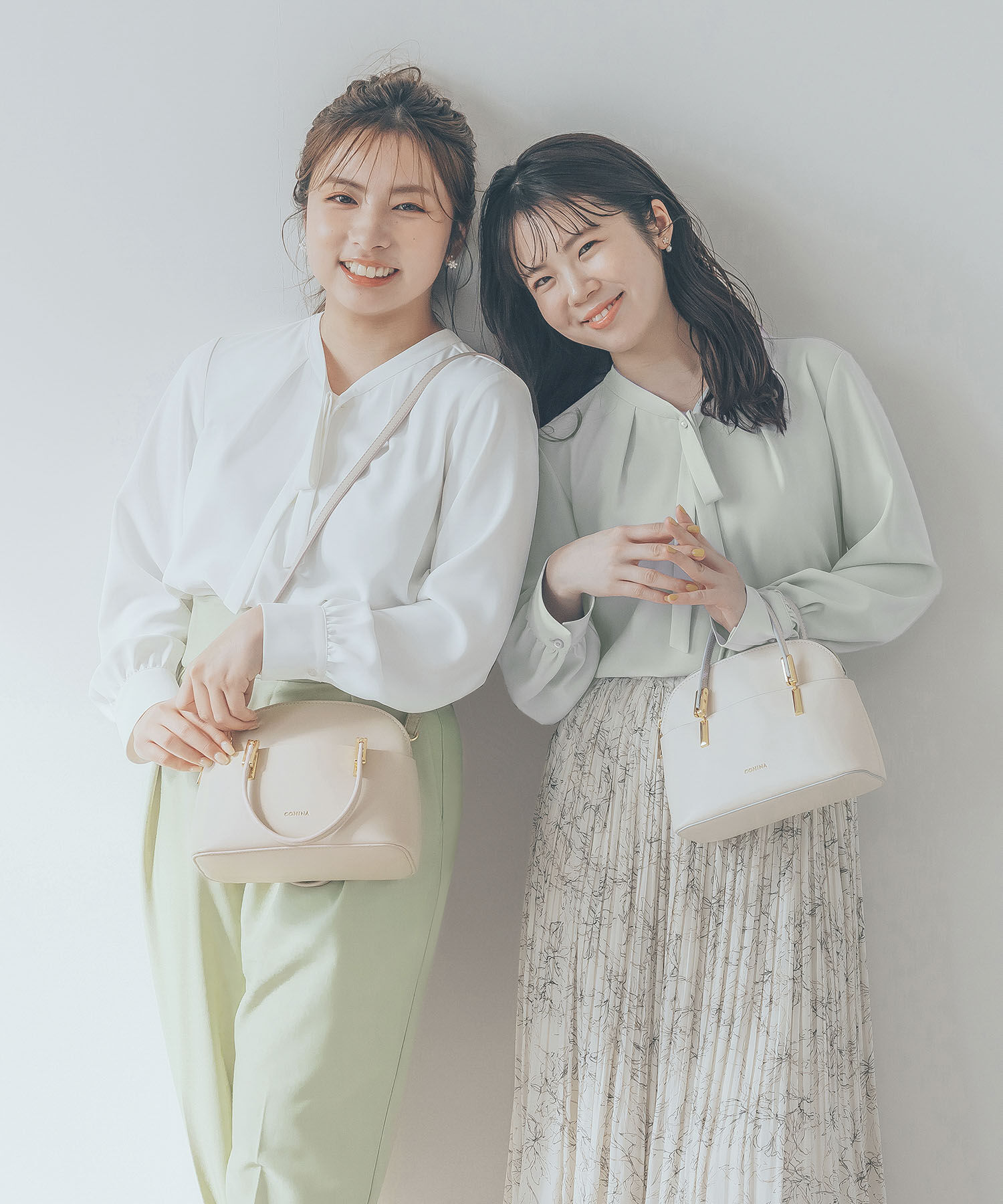 ROPE PICNIC PASSAGE「【COHINAコラボ】軽量レクタンメタルミニボストン＆ショルダーバッグ」|ハンドバッグ|