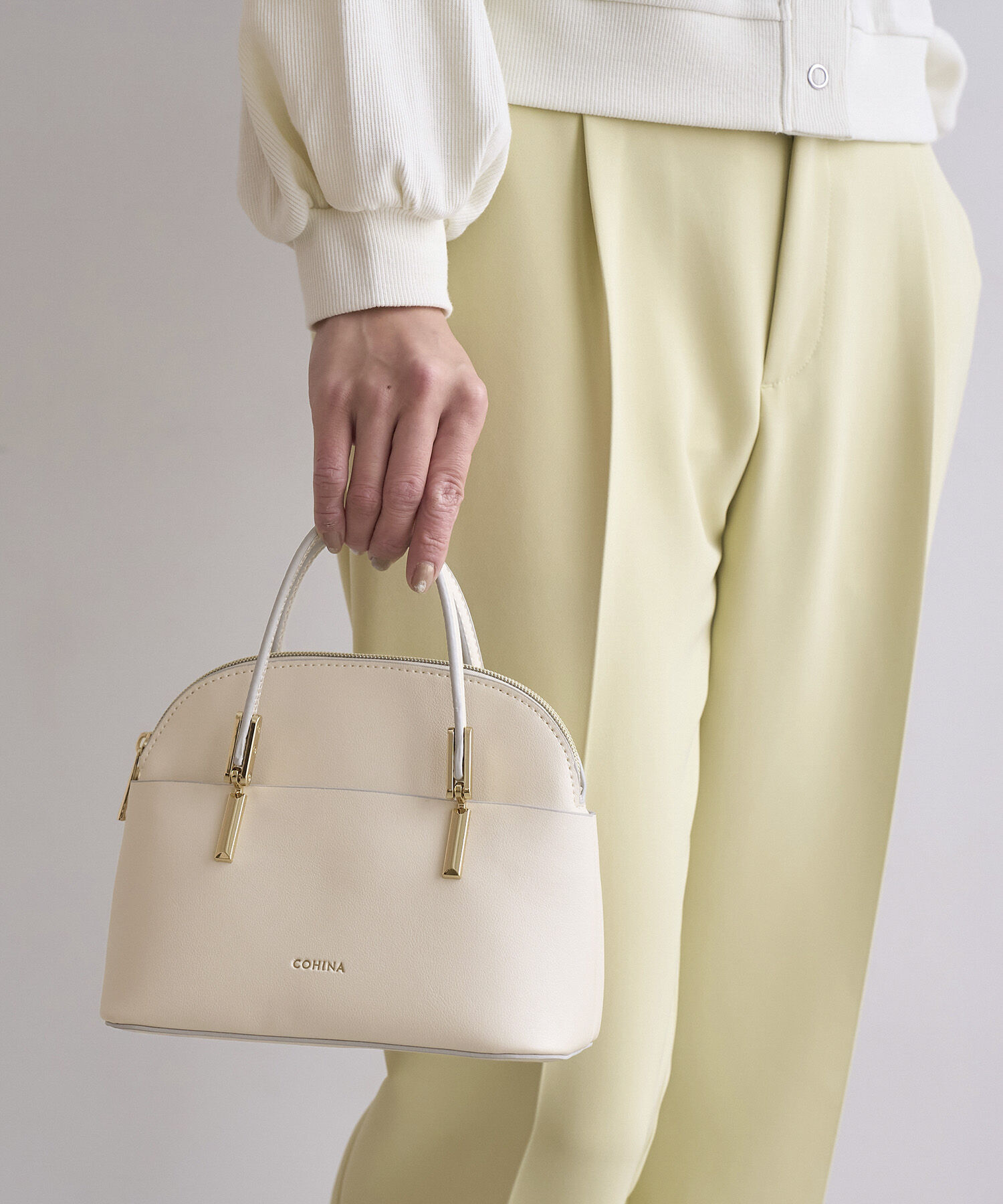ROPE PICNIC PASSAGE「【COHINAコラボ】軽量レクタンメタルミニボストン＆ショルダーバッグ」|ハンドバッグ|
