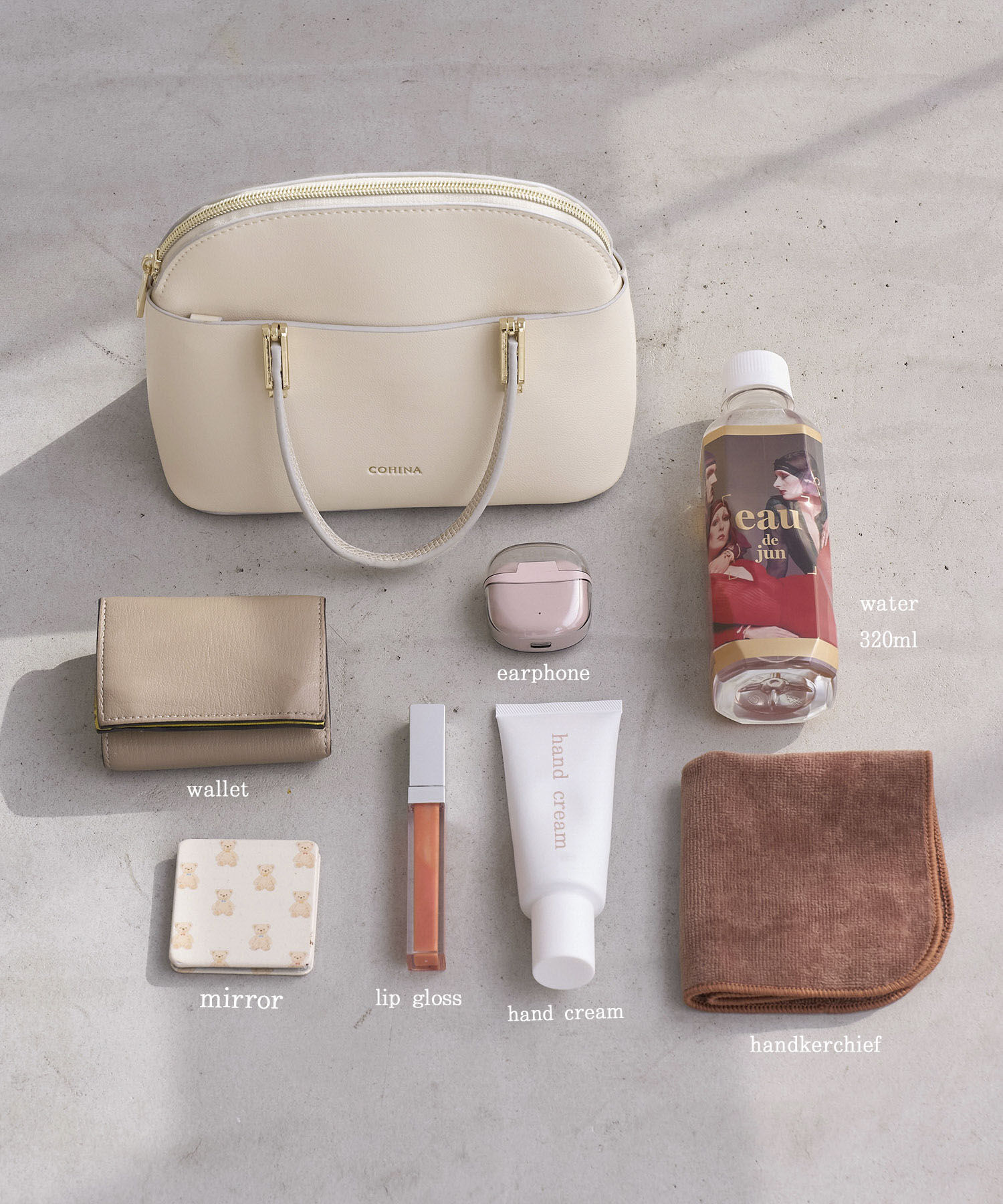 ROPE PICNIC PASSAGE「【COHINAコラボ】軽量レクタンメタルミニボストン＆ショルダーバッグ」|ハンドバッグ|