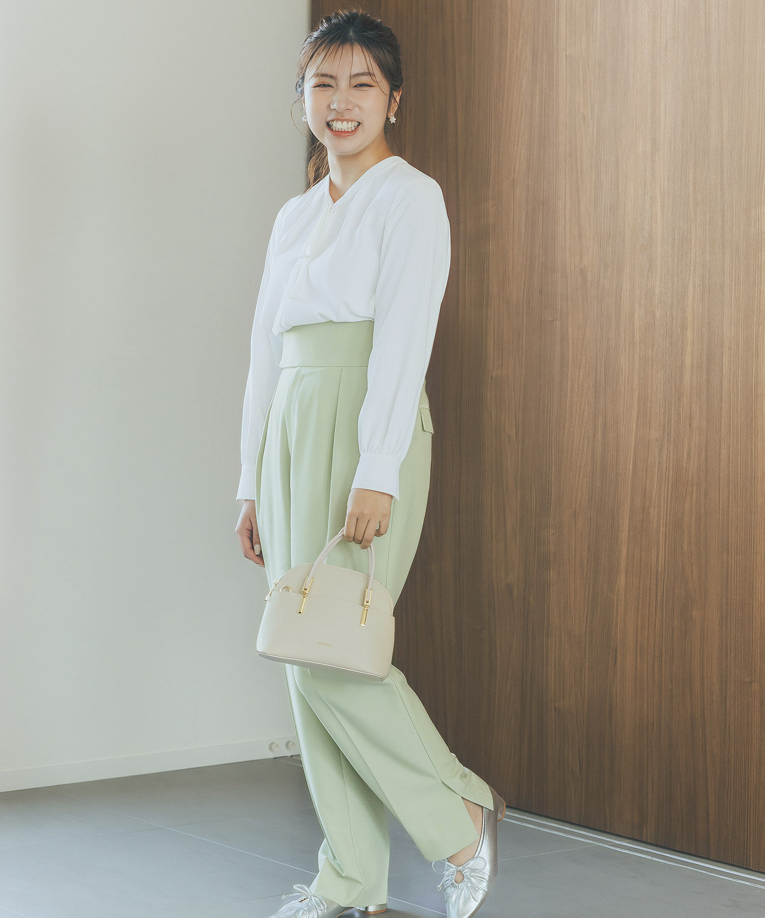 ROPE PICNIC PASSAGE「【COHINAコラボ】軽量レクタンメタルミニボストン＆ショルダーバッグ」|ハンドバッグ|