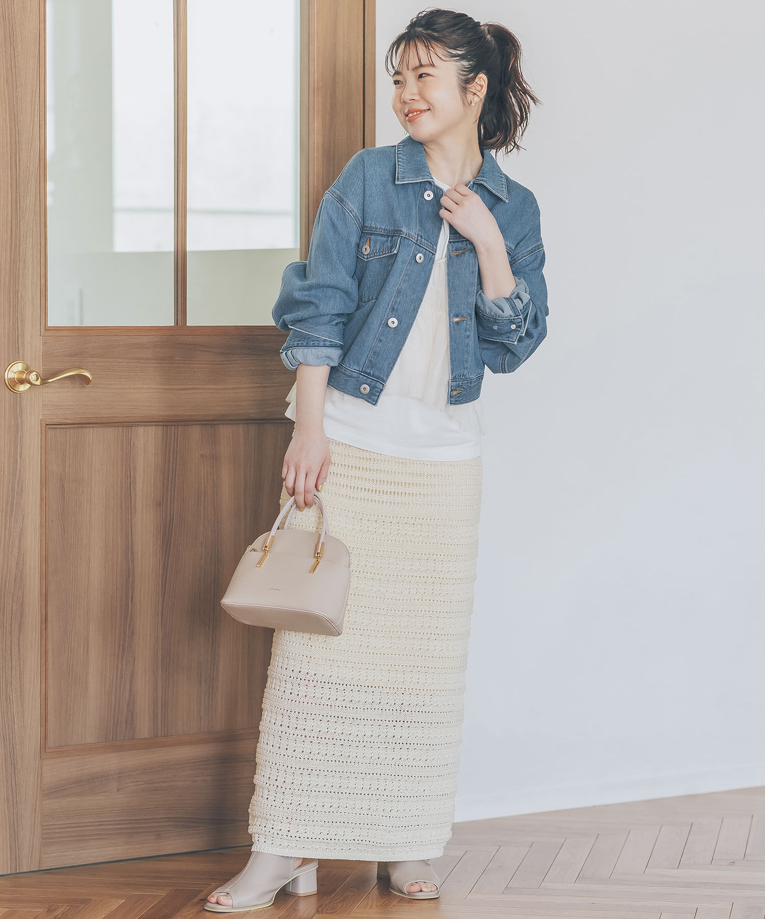 ROPE PICNIC PASSAGE「【COHINAコラボ】軽量レクタンメタルミニボストン＆ショルダーバッグ」|ハンドバッグ|