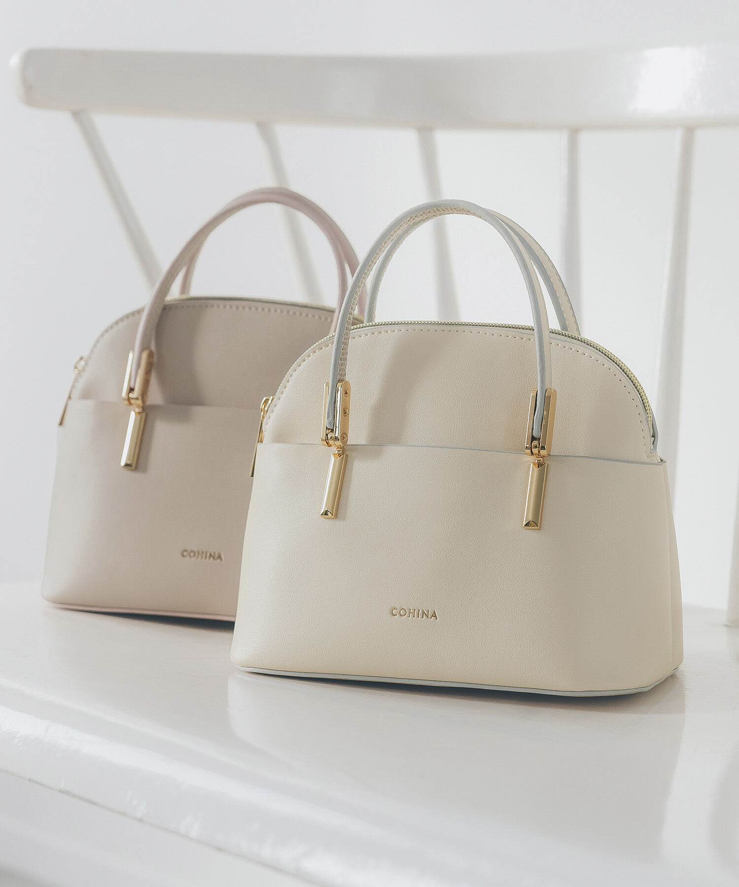 ROPE PICNIC PASSAGE「【COHINAコラボ】軽量レクタンメタルミニボストン＆ショルダーバッグ」|ハンドバッグ|