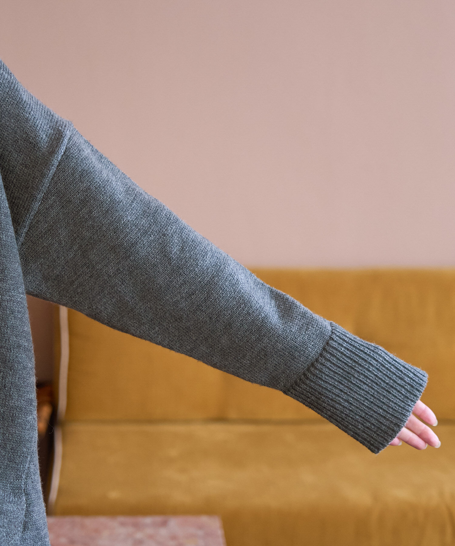 Rope&rsquo;Picnic「【WEB限定】ミドルゲージVネックニットプルオーバー/帯電防止・洗濯機OK」|ニット・セーター|