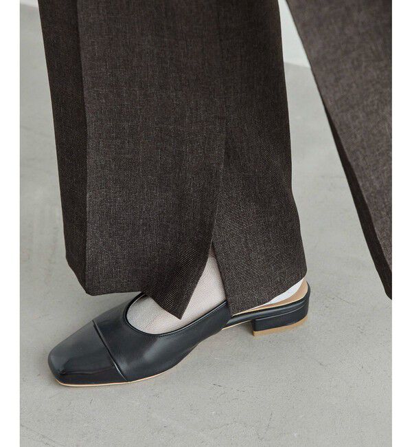 Rope&rsquo;Picnic「ウールライクサージワイドパンツ/セットアップ対応・リンクコーデ」|チノ|