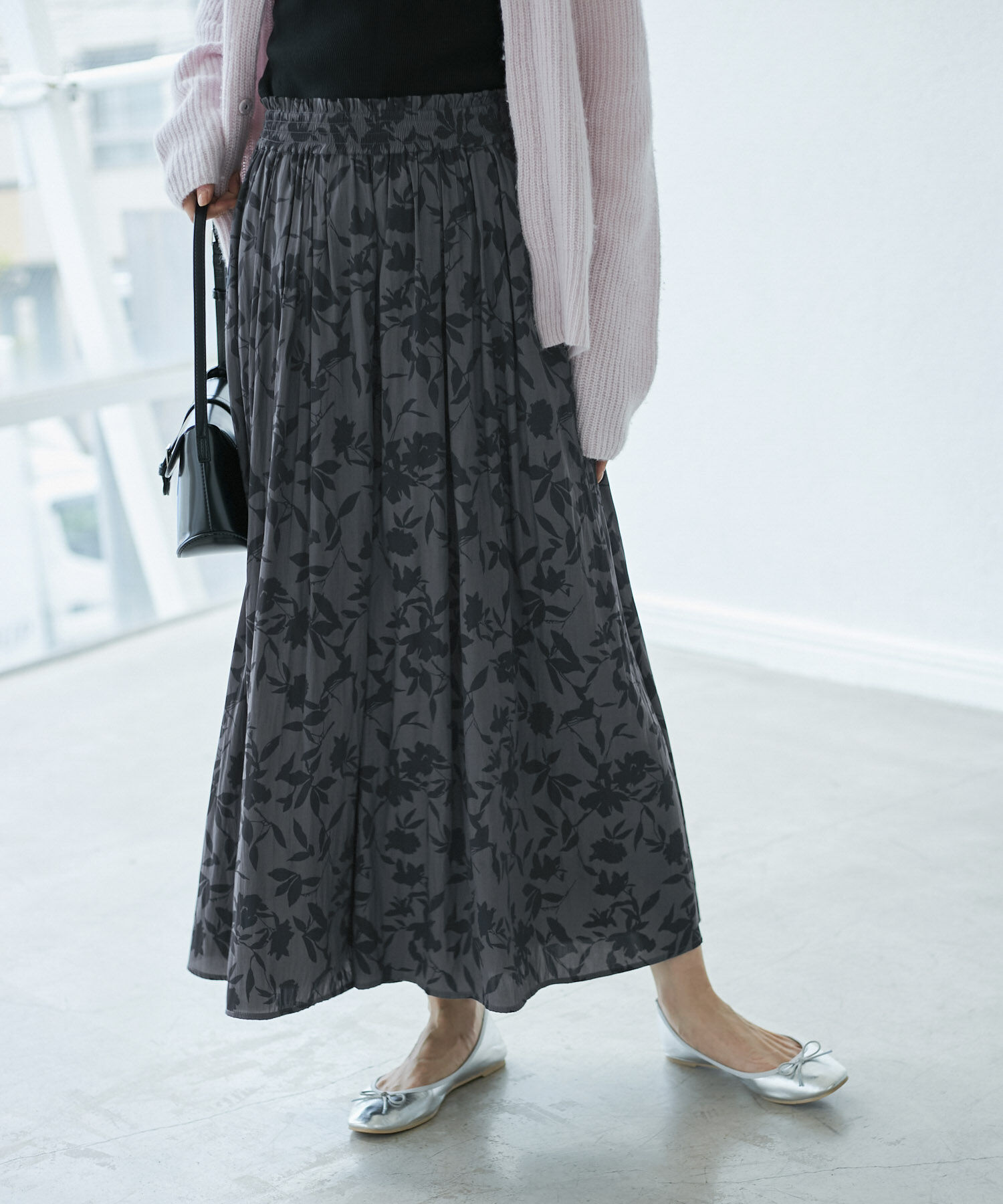 Rope&rsquo;Picnic「新色追加/さらさらスカーチョ」|その他|グレー(07)