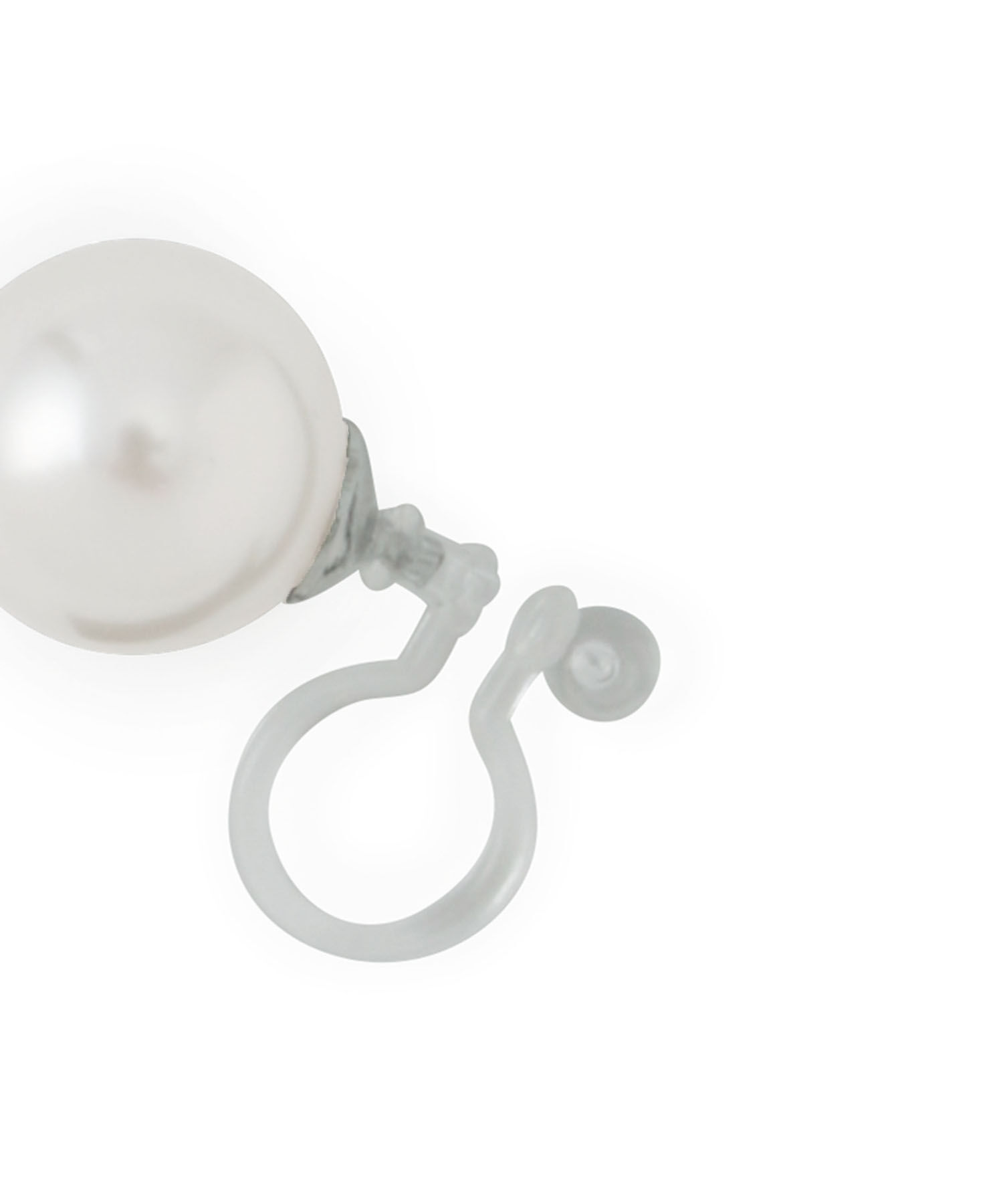 ROPE PICNIC PASSAGE「ビッグパールノンホールピアス」|イヤリング|