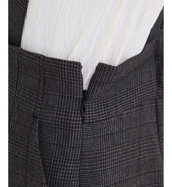 Rope&rsquo;Picnic「ウールライクサスペンダー付きパンツ」|チノ|