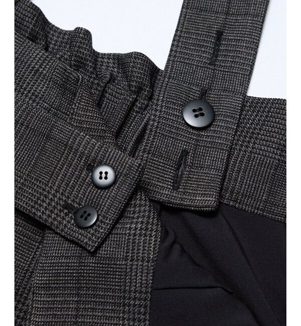 Rope&rsquo;Picnic「ウールライクサスペンダー付きパンツ」|チノ|