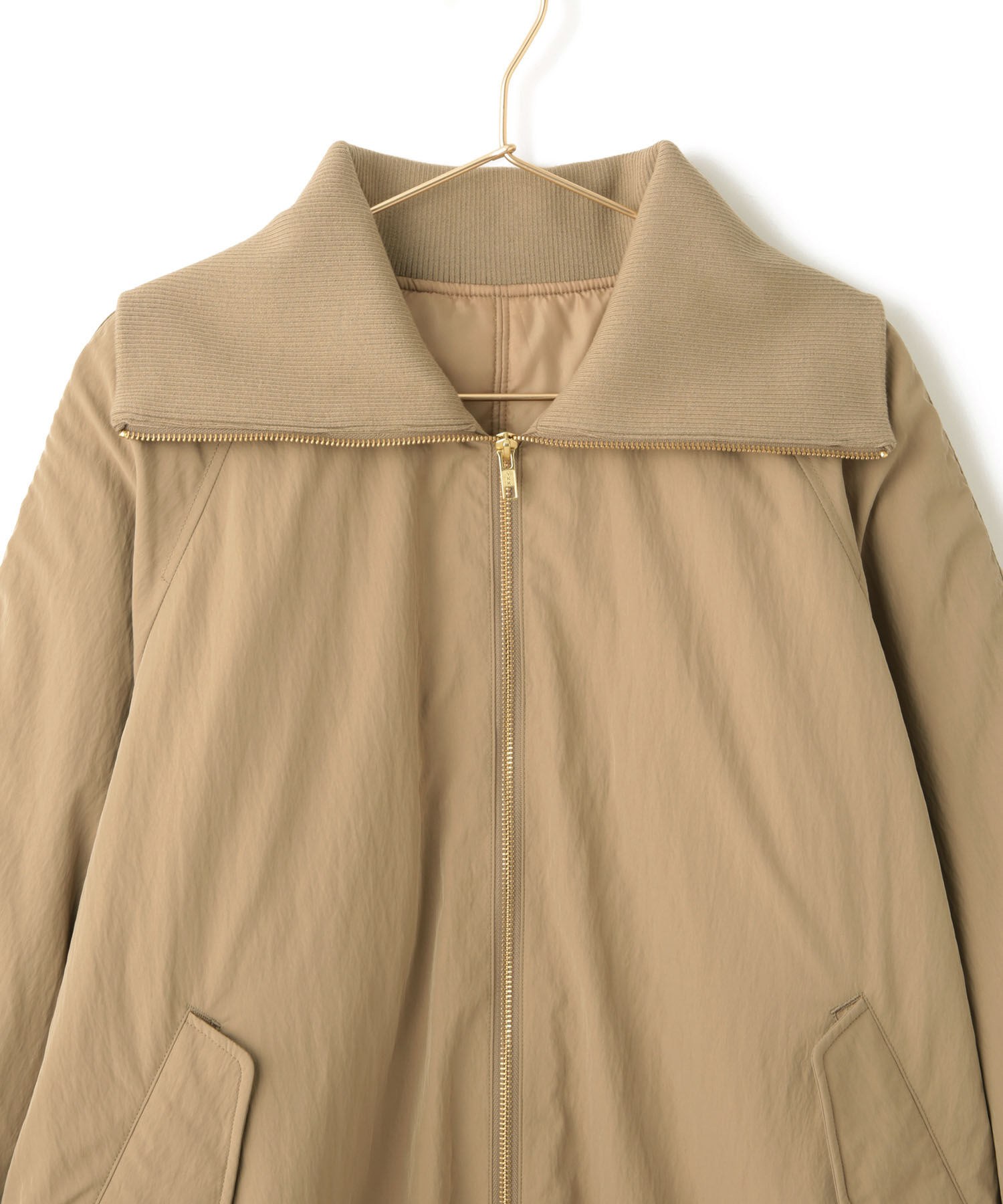 ROPE' PICNIC R「撥水・花粉ガード/中わたスタンドカラーショートブルゾン」|ブルゾン・スタジャン|