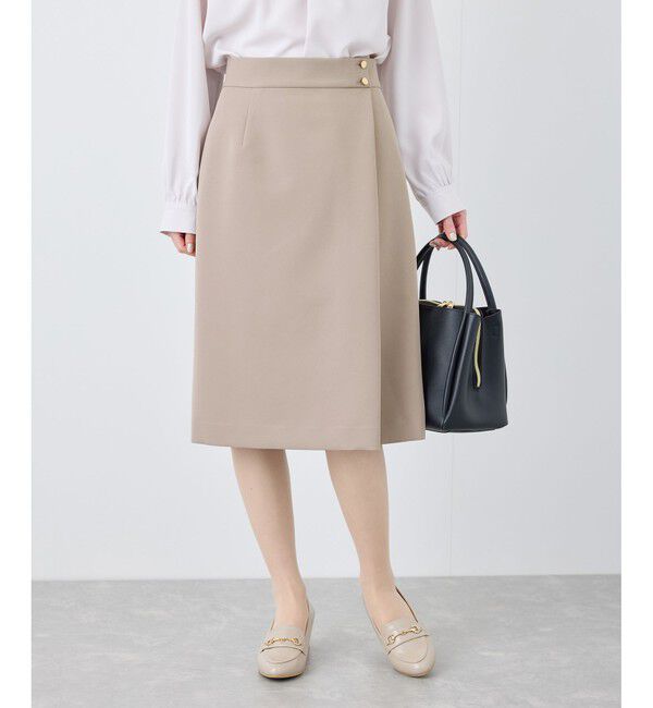 Rope&rsquo;Picnic「【360&deg;ウルトラストレッチ】花粉ガード・UVカット/タイトスカート/セットアップ対応」|スカート|