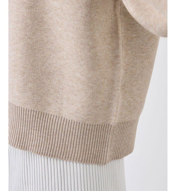 Rope&rsquo;Picnic「ロゴ刺繍スウェットライクニットフーディー」|パーカー|