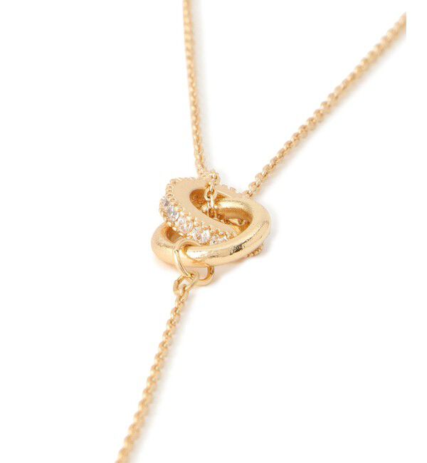 ROPE PICNIC PASSAGE「ダブルリングミドルレングスＹ字ネックレス」|ネックレス|