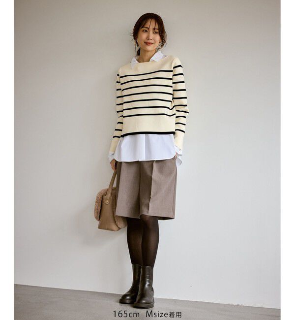 Rope&rsquo;Picnic「【洗濯機OK】ミラノリブニットプルオーバー」|ニット・セーター|