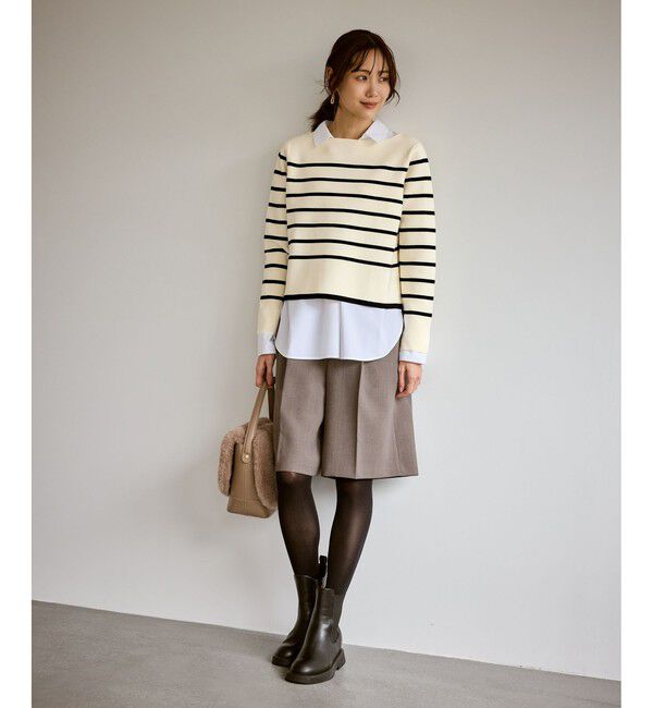 Rope&rsquo;Picnic「【洗濯機OK】ミラノリブニットプルオーバー」|ニット・セーター|