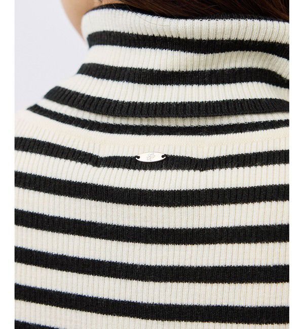 Rope&rsquo;Picnic「アンチピリングリブタートルニットプルオーバー/イージーケア」|ニット・セーター|