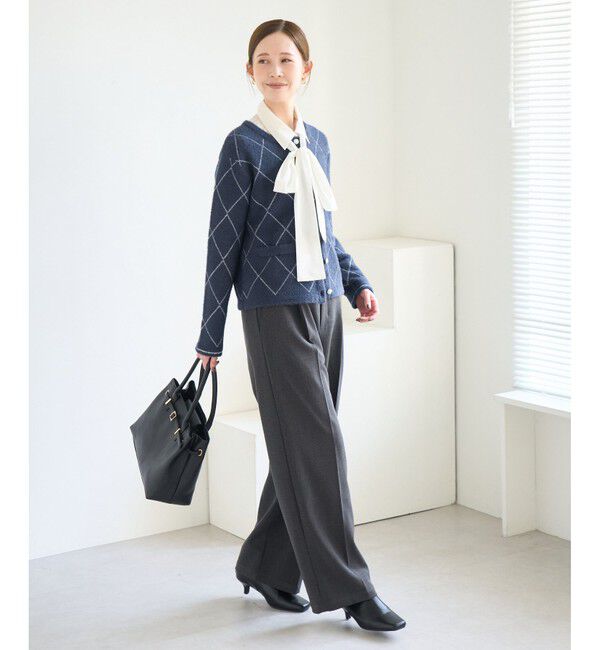 Rope&rsquo;Picnic「ラメフェザーカーディガン」|カーディガン|