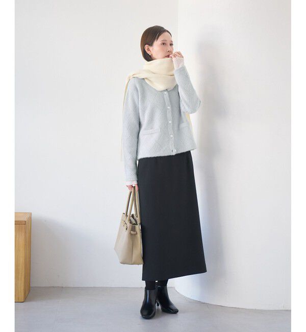 Rope&rsquo;Picnic「ラメフェザーカーディガン」|カーディガン|