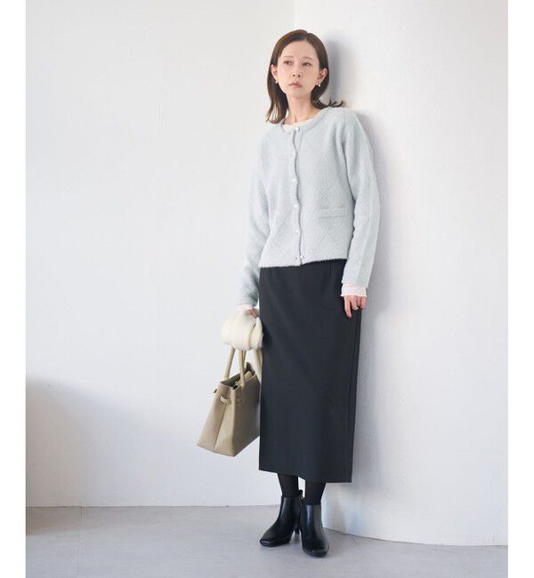 Rope&rsquo;Picnic「ラメフェザーカーディガン」|カーディガン|