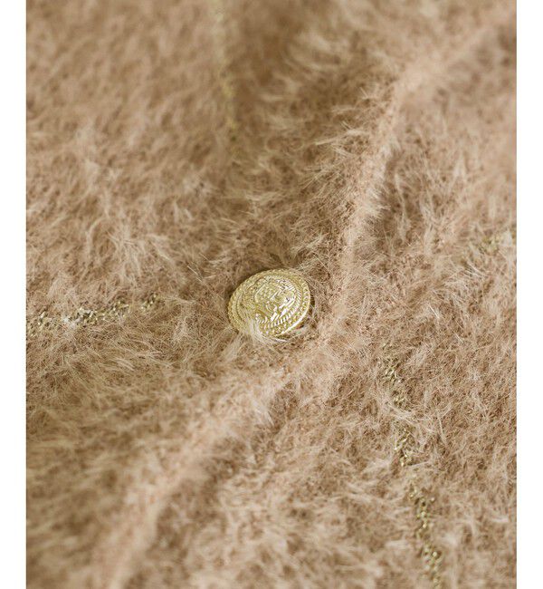 Rope&rsquo;Picnic「ラメフェザーカーディガン」|カーディガン|