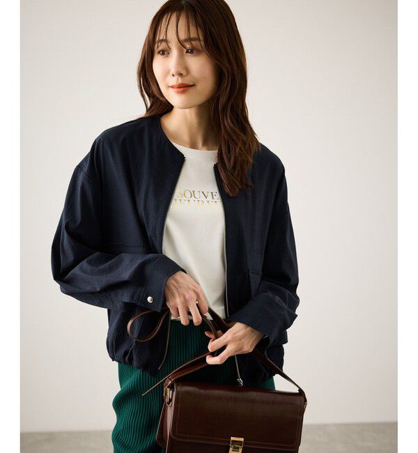 Rope&rsquo;Picnic「レーヨンナイロンブルゾン」|ブルゾン・スタジャン|
