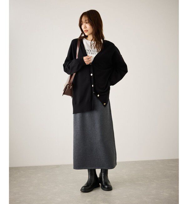 Rope&rsquo;Picnic「汗染み防止アソートロゴロングスリーブTシャツ/UVカット・接触冷感」|Tシャツ・カットソー|