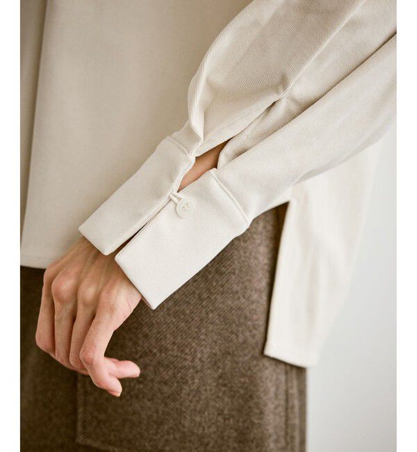 Rope&rsquo;Picnic「【emur/エミュール】ストレッチ起毛あわせネックブラウス」|シャツ・ブラウス|