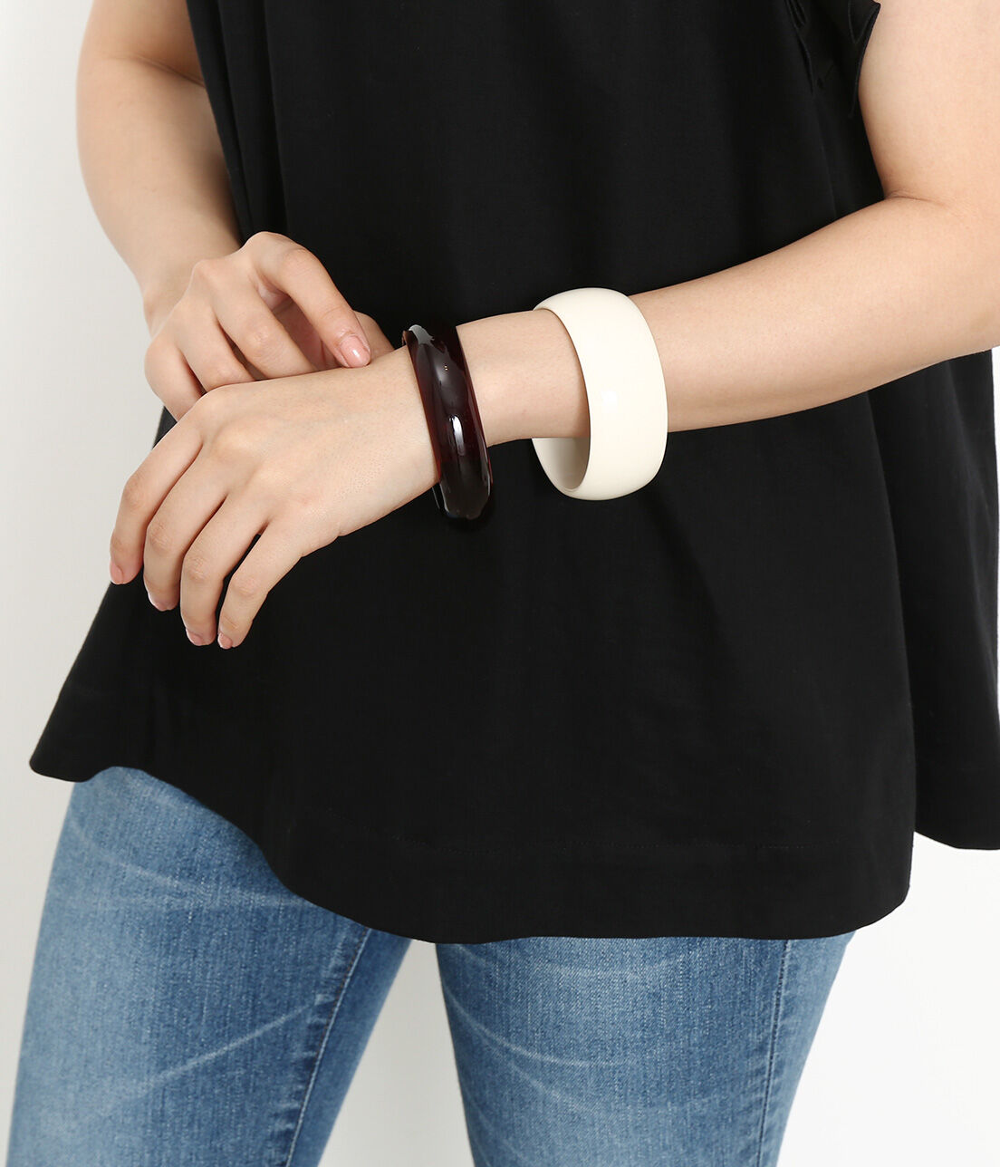 ADAM ET ROPE'「デットストックアクリルバングル」|ブレスレット・バングル|