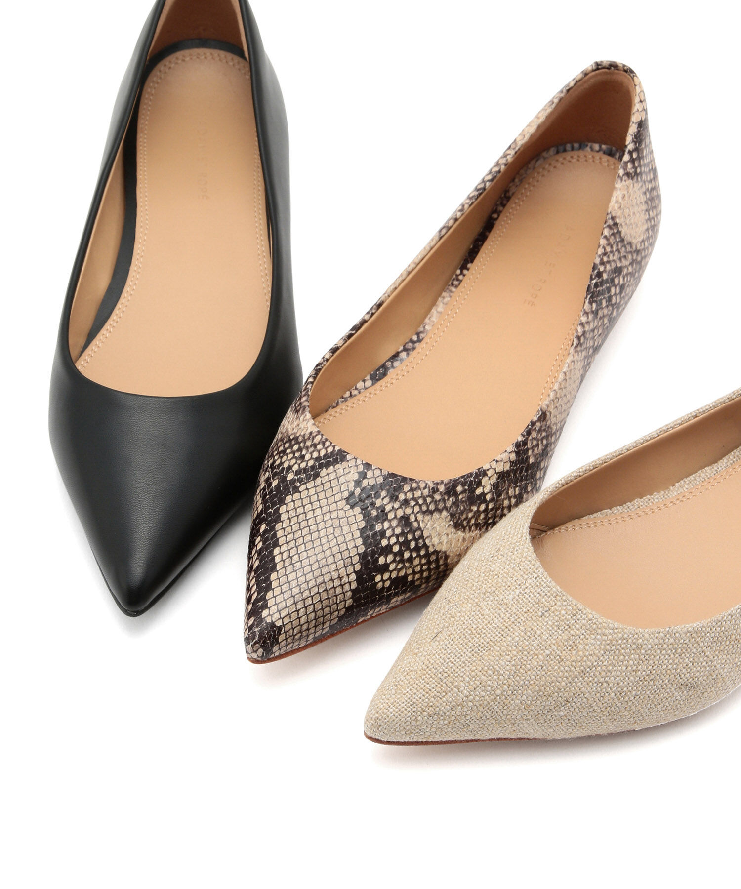 ADAM ET ROPE'「ボロネーゼフラット」|パンプス|