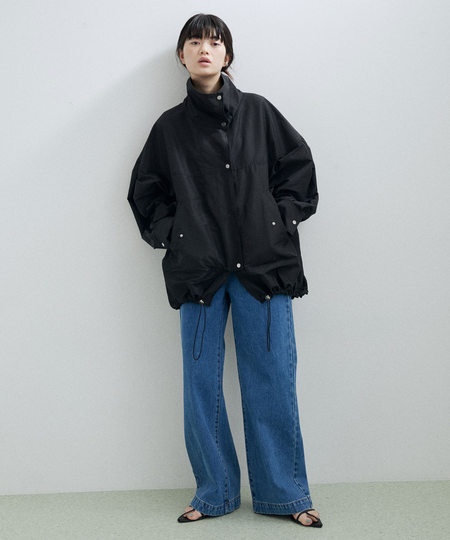 ADAM ET ROPE'「スタンドネックブルゾン」|ブルゾン・スタジャン|