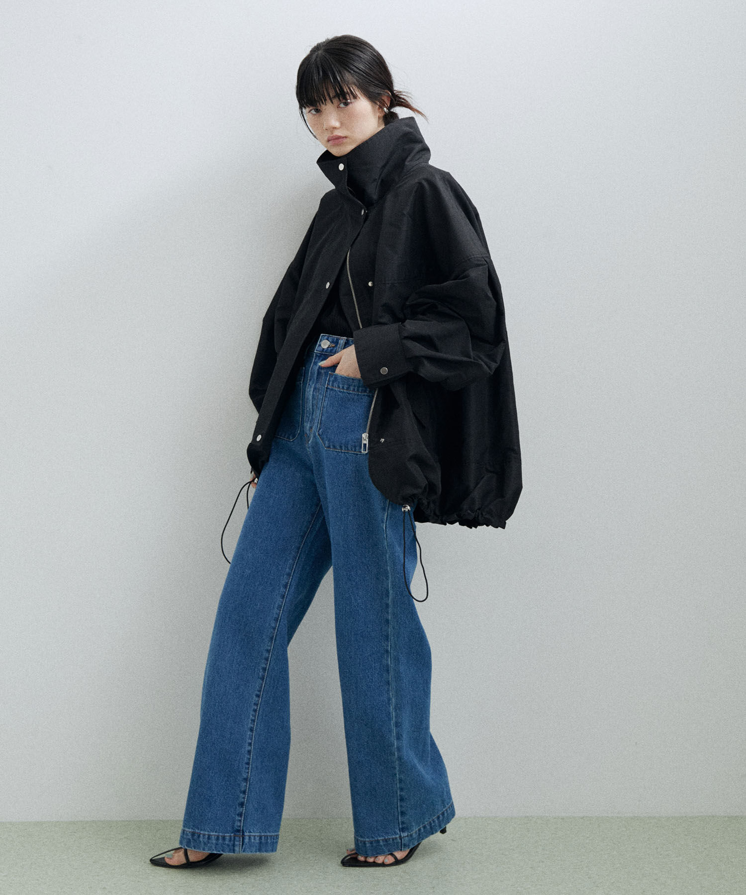 ADAM ET ROPE'「スタンドネックブルゾン」|ブルゾン・スタジャン|