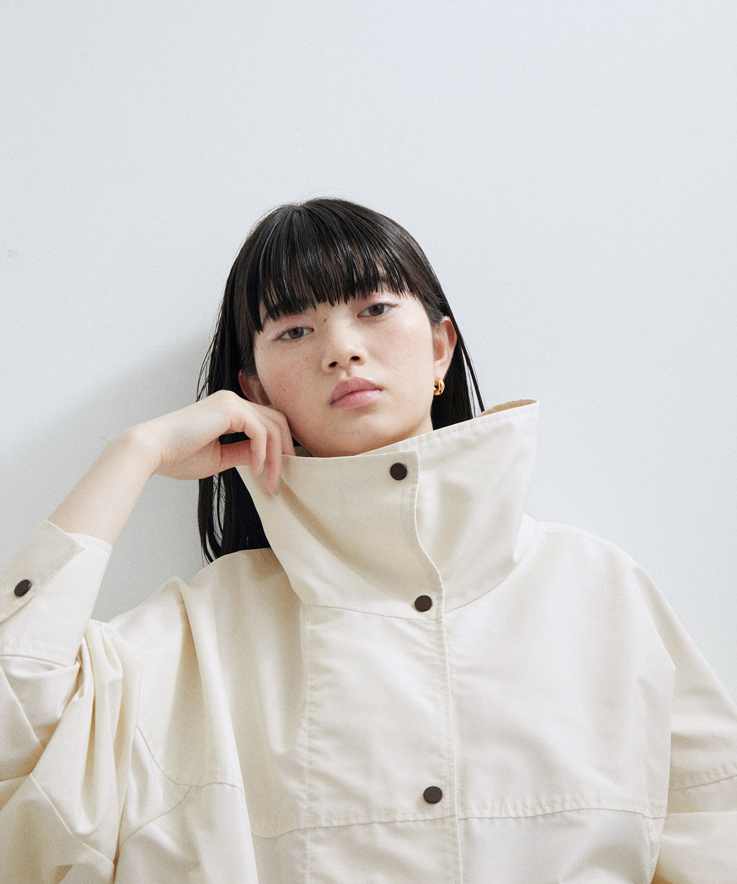 ADAM ET ROPE'「スタンドネックブルゾン」|ブルゾン・スタジャン|