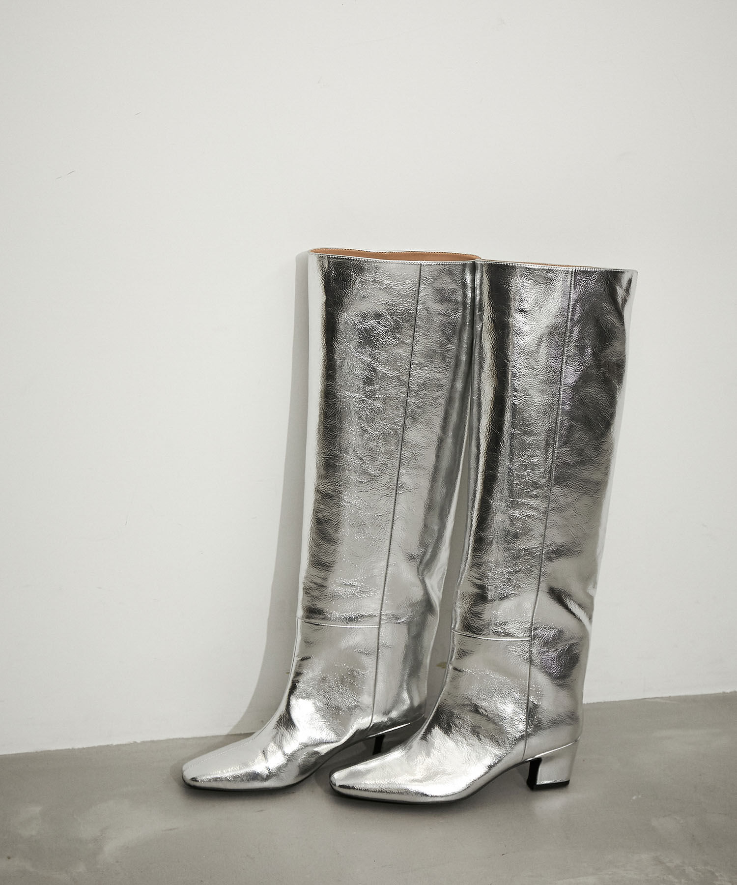 ADAM ET ROPE'「ナロースクエアトゥロングブーツ」|その他|