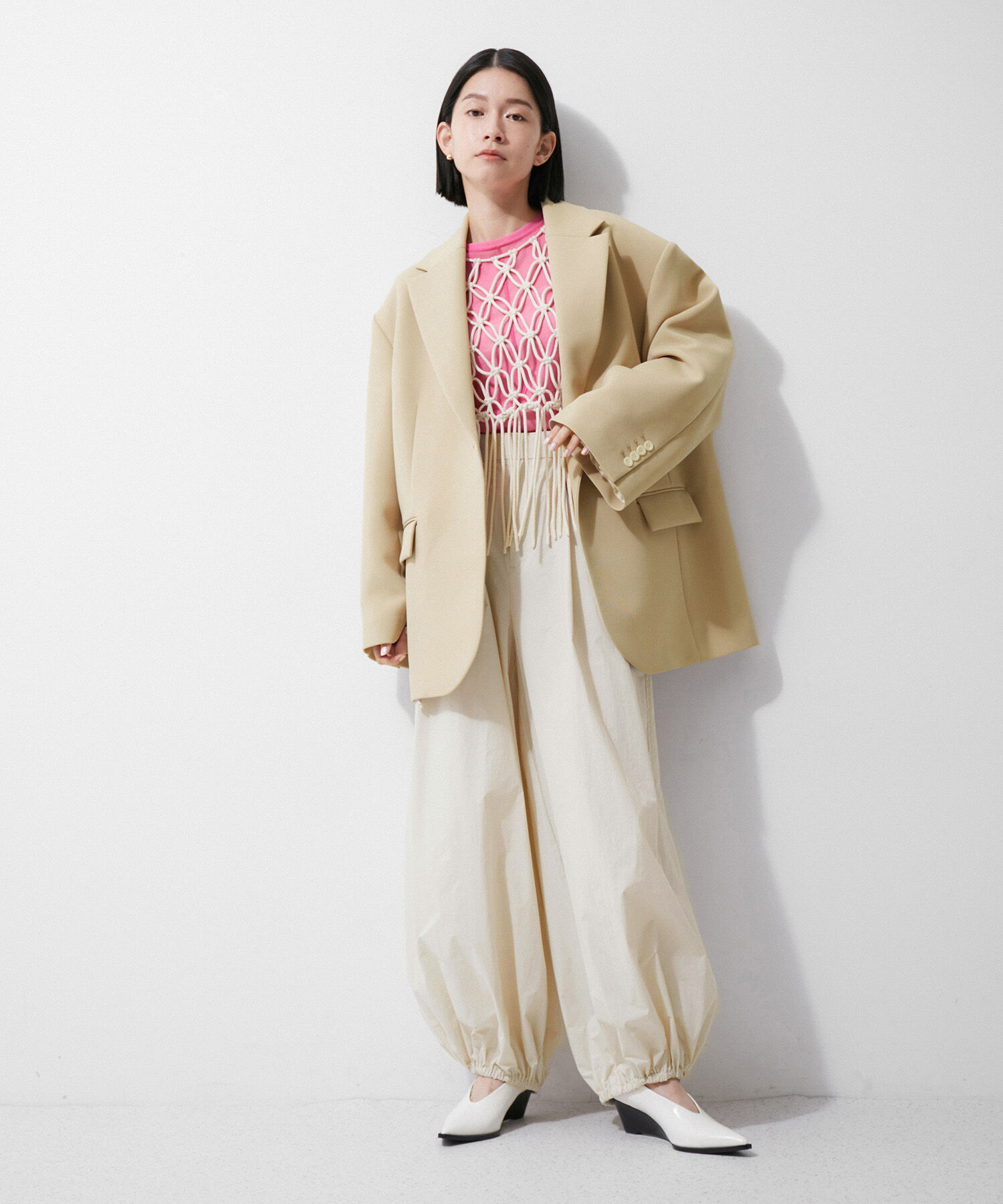 ADAM ET ROPE'「フォルムウェッジパンプス」|パンプス|