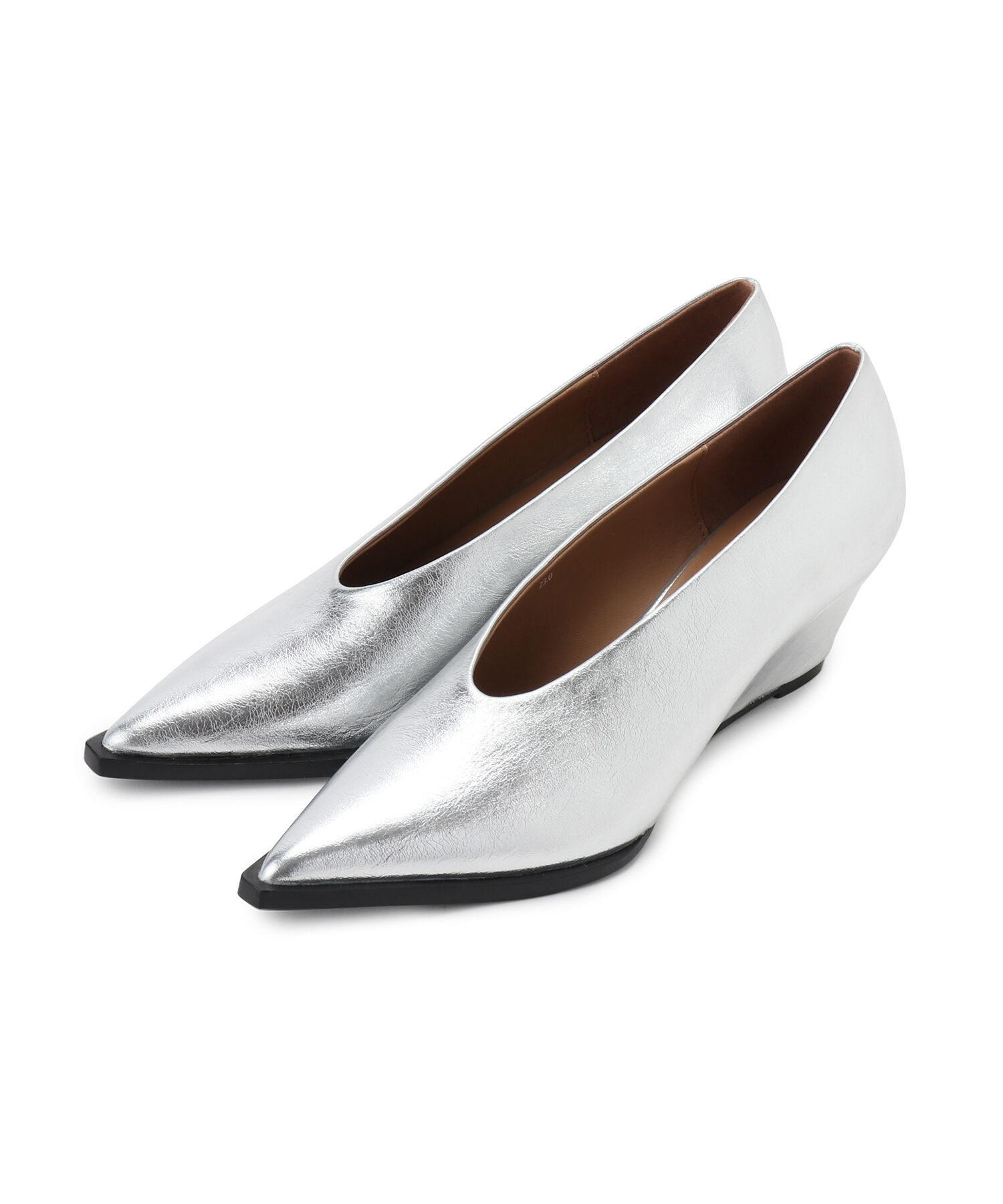 ADAM ET ROPE'「フォルムウェッジパンプス」|パンプス|