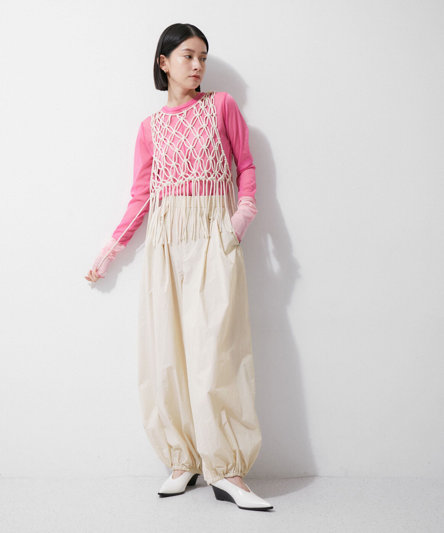 ADAM ET ROPE'「フォルムウェッジパンプス」|パンプス|