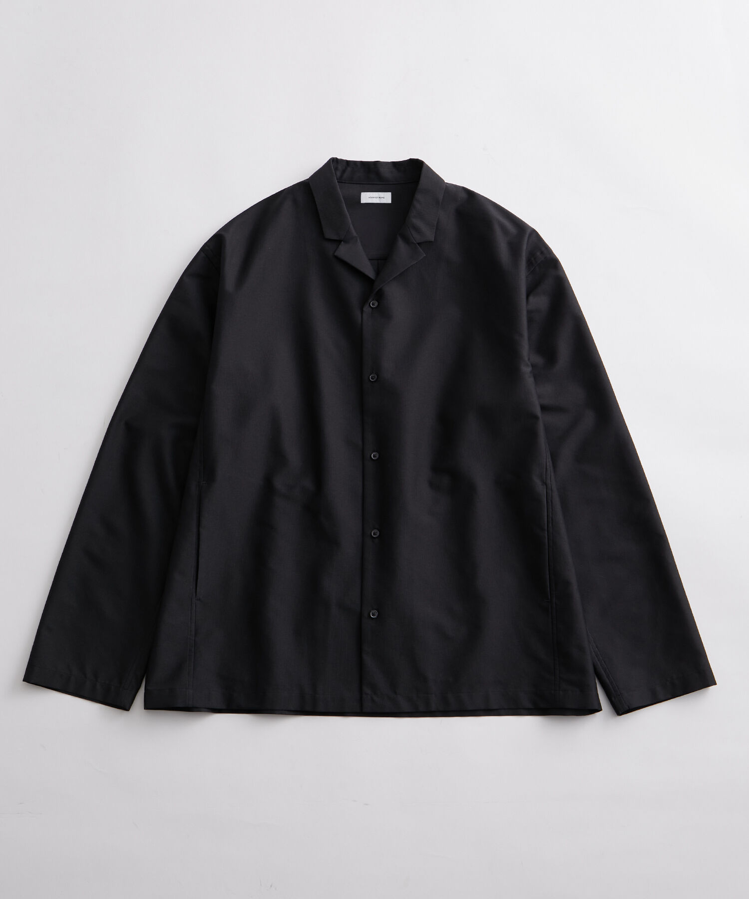 ADAM ET ROPE'「【(F)LIGHT/フライト】超軽量 オーバーサイズ シアー オープンカラーシャツ / 速乾 / ストレッチ / イージ」|シャツ・ブラウス|
