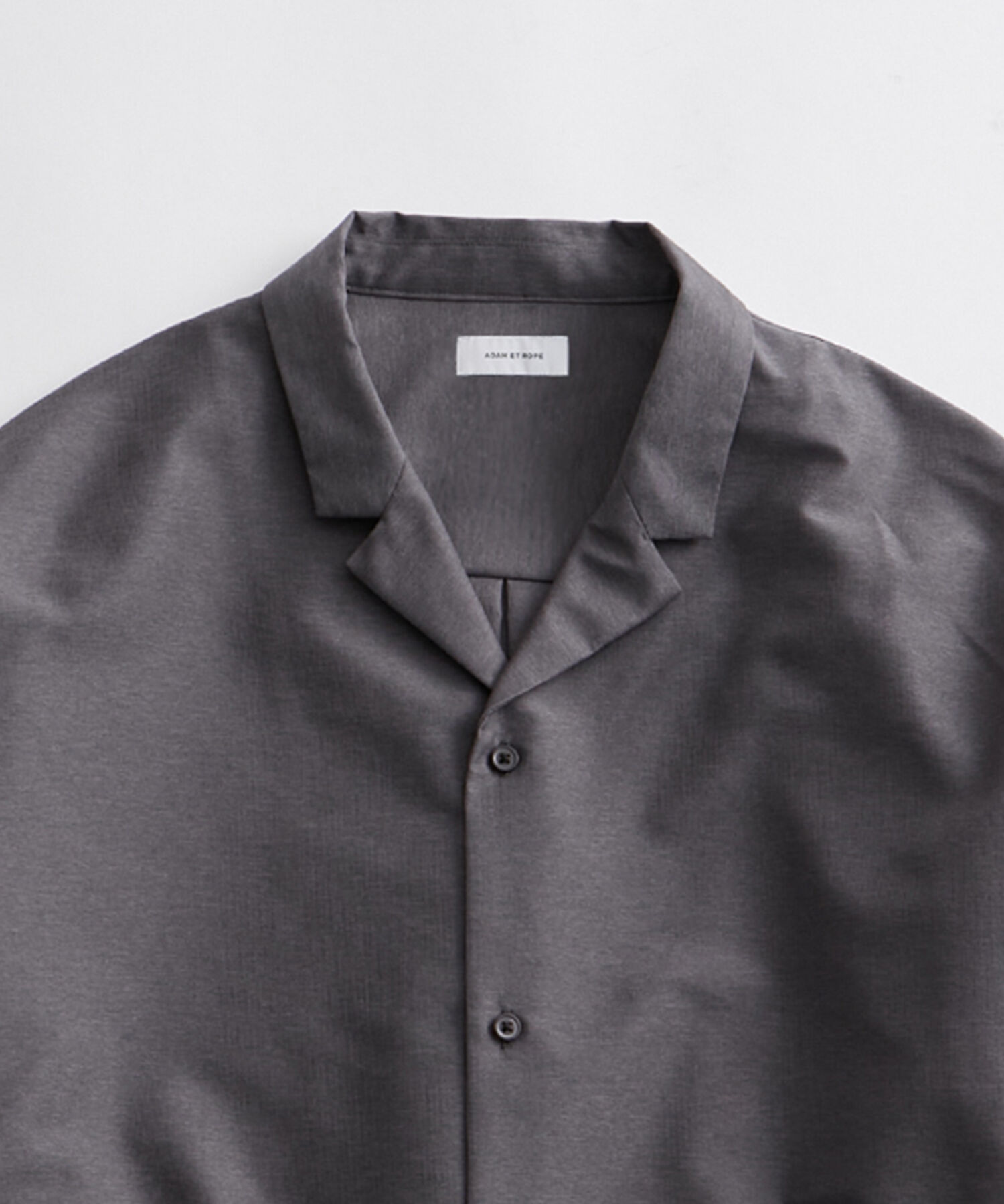 ADAM ET ROPE'「【(F)LIGHT/フライト】超軽量 オーバーサイズ シアー オープンカラーシャツ / 速乾 / ストレッチ / イージ」|シャツ・ブラウス|