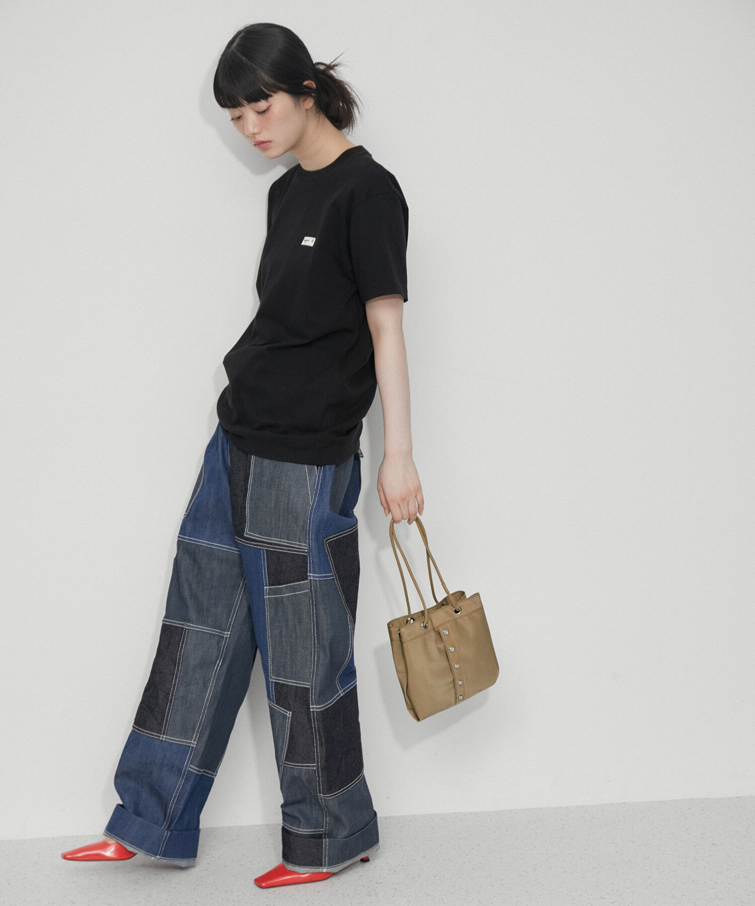 ADAM ET ROPE'「【agnes b. pour ADAM ET ROPE'】PRESSION BAG 」|ハンドバッグ|