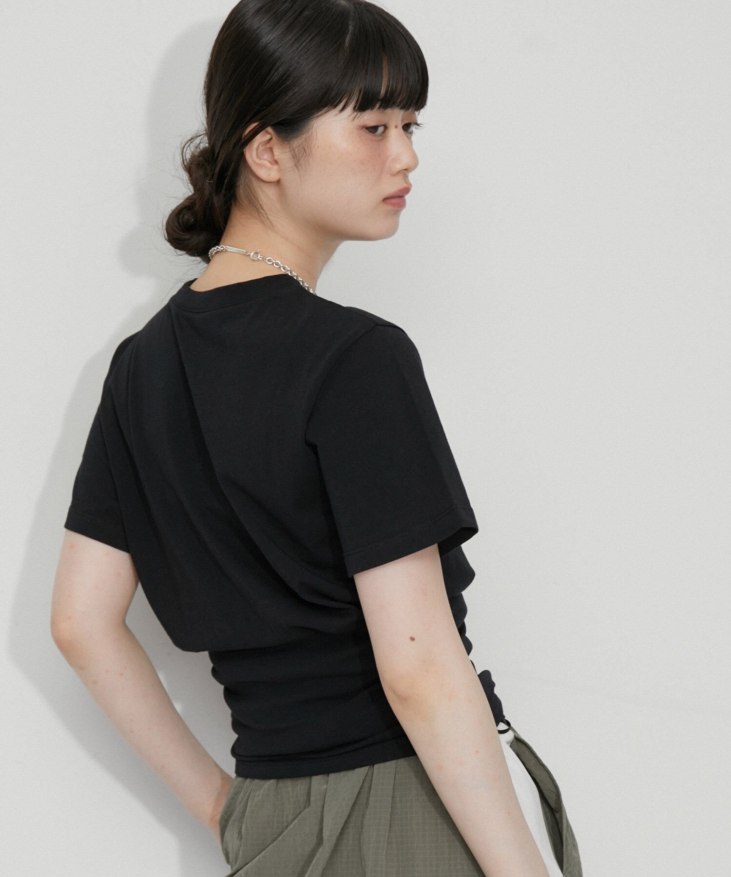 ADAM ET ROPE'「【サステナブル】2wayベアトップTee」|Tシャツ・カットソー|