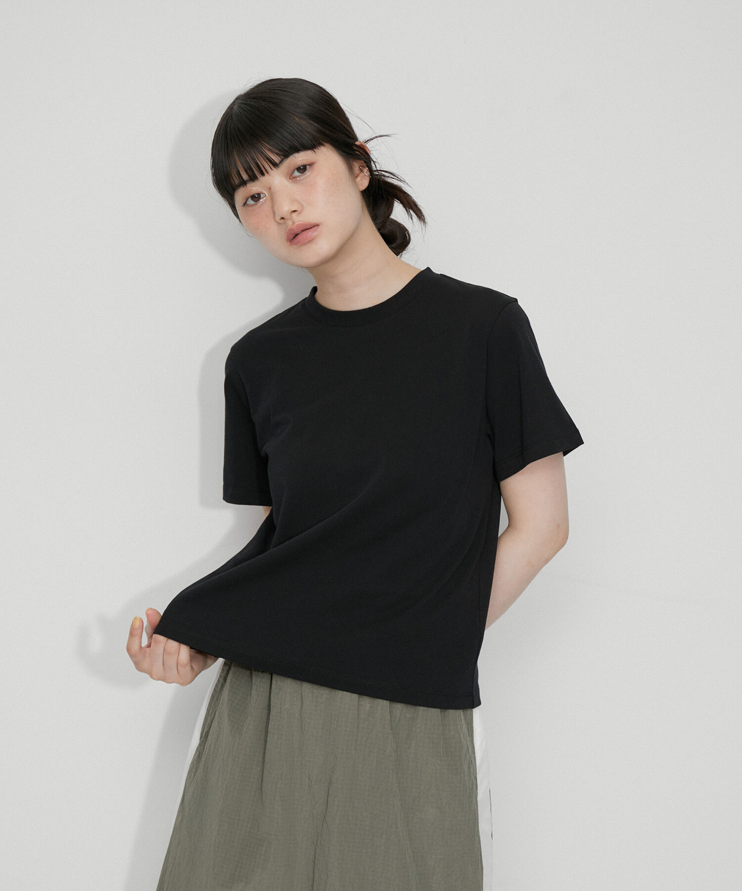 ADAM ET ROPE'「【サステナブル】2wayベアトップTee」|Tシャツ・カットソー|