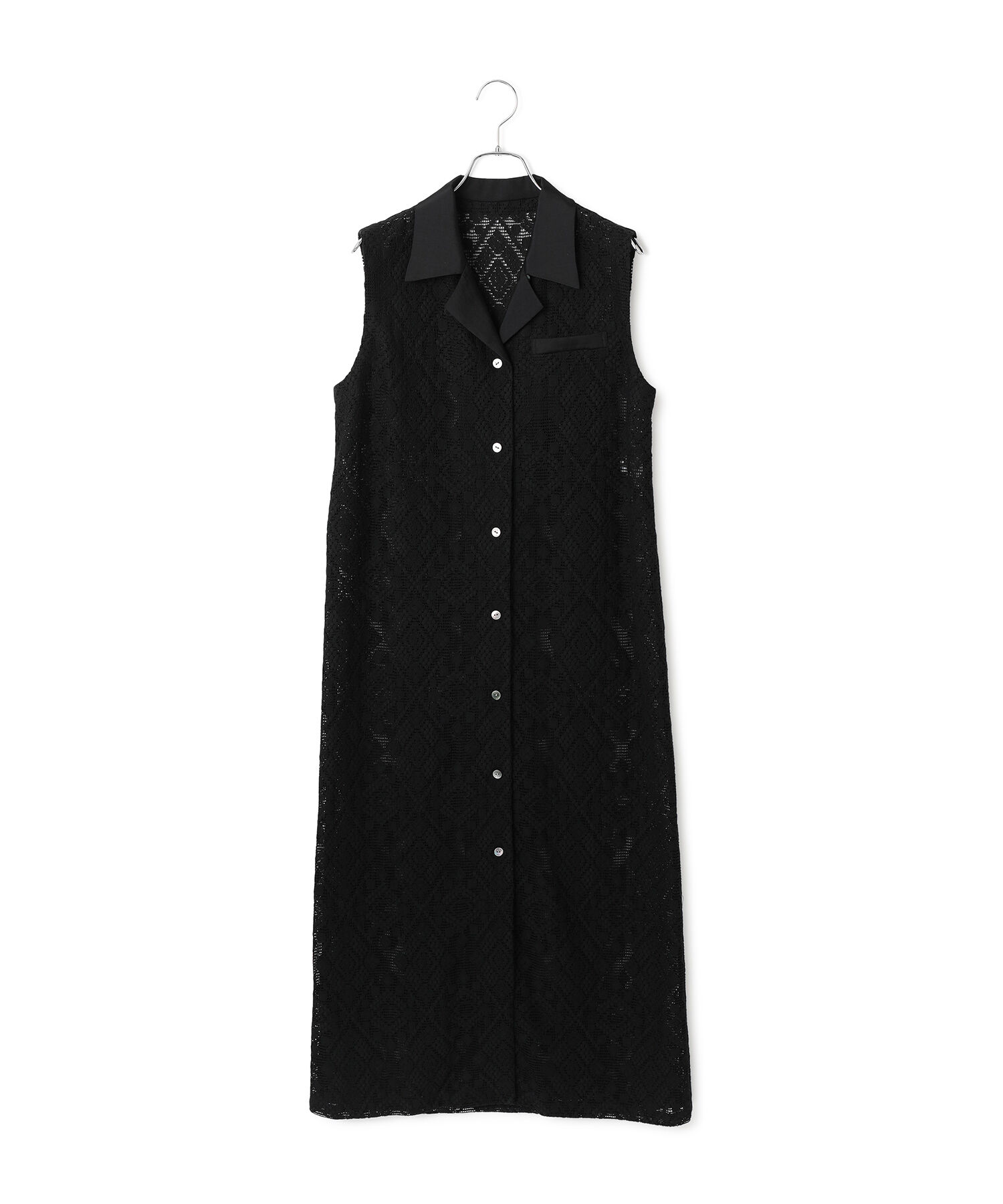 ADAM ET ROPE'「オープンカラーレースワンピース」|その他|