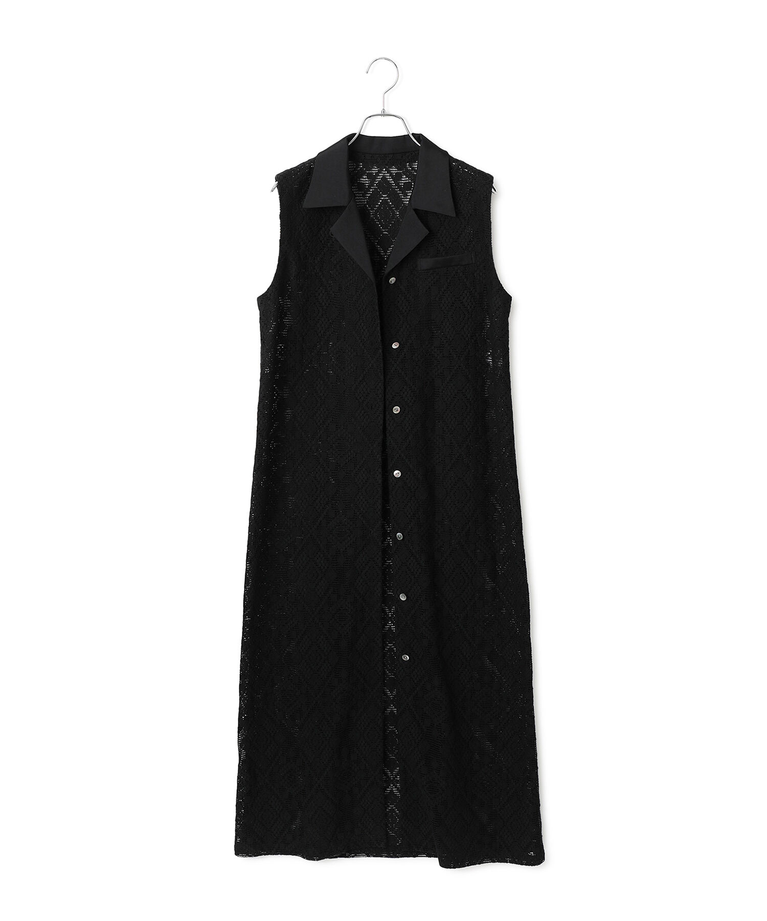 ADAM ET ROPE'「オープンカラーレースワンピース」|その他|