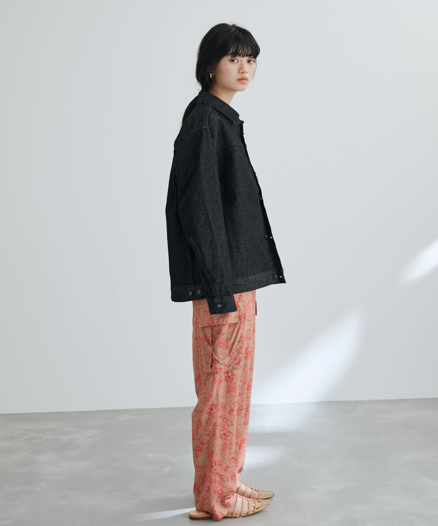 ADAM ET ROPE'「《定番》【コットンUSA】オーバーサイズ デニムジャケット / ユニセックス」|デニムジャケット|