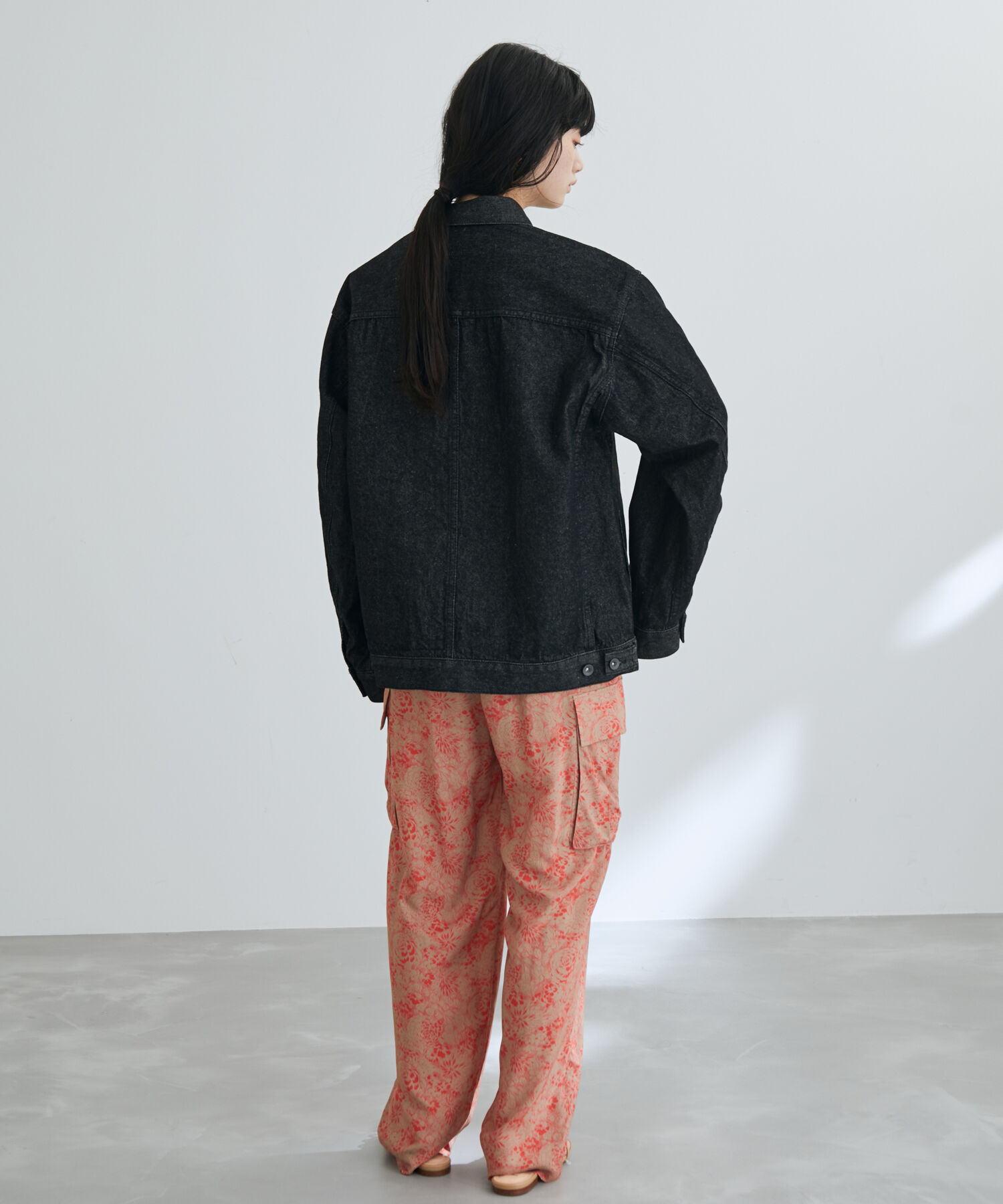 ADAM ET ROPE'「《定番》【コットンUSA】オーバーサイズ デニムジャケット / ユニセックス」|デニムジャケット|